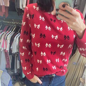 Charter Club Bow Sweater Medium.